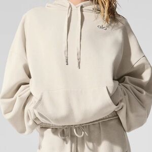 ALO Yoga Cream Hoodie